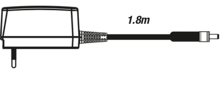 Steckernetzteil für Massendurchflussregler