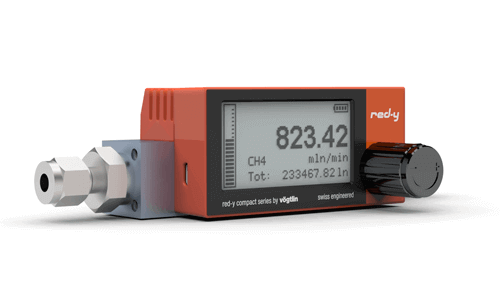 Digital Mass Flow Meter with Vacuum Fittings