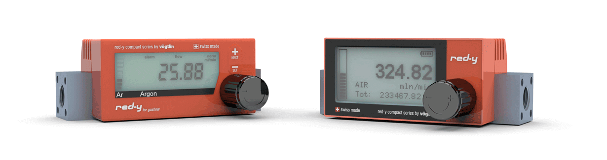 Digitale Massendurchflussmesser red-y compact series im Generationenvergleich