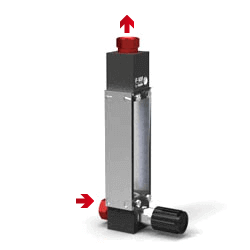 Variable Area Flowmeter V-100 Setup O