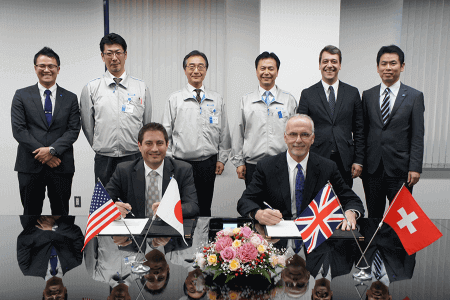 Zusammenarbeit mit HORIBA STEC in Japan