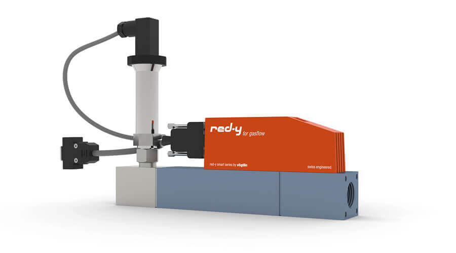 Elektronischer Vordruckregler für Gase mit integrierter Durchflussmessung red-y smart pressure controller GSB 1/2 Zoll