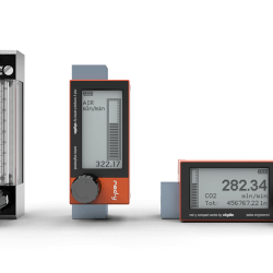 Batteriebetriebene digitale Durchflussmesser mit eingebautem Handregelventil als Schwebekörper-Alternative