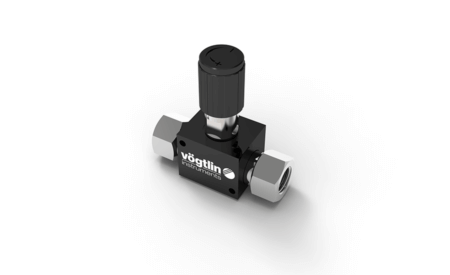 High-precision control valves for gases and liquids M-Flow with standard knob